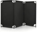 3-Panel Safety Barricade,5.8FT Foldable Security Sign Barrier Gate,Safety Warning Barricade Fence,Traffic
