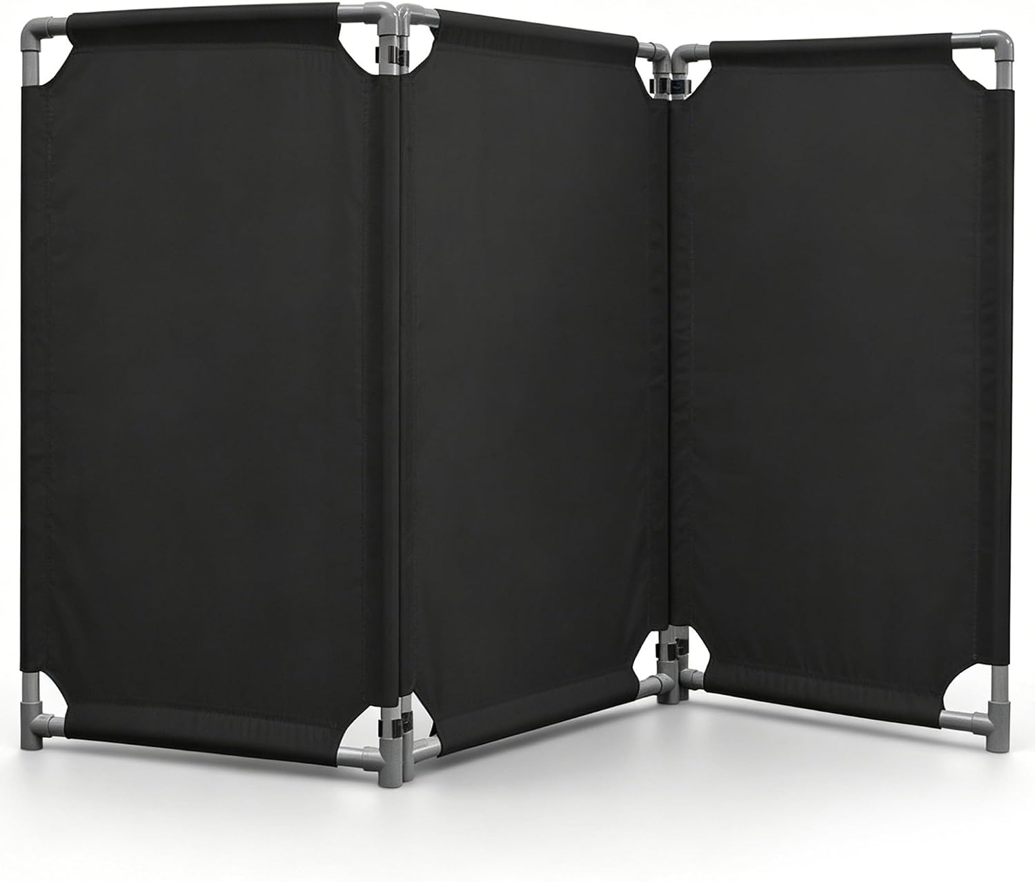 3-Panel Safety Barricade,5.8FT Foldable Security Sign Barrier Gate,Safety Warning Barricade Fence,Traffic