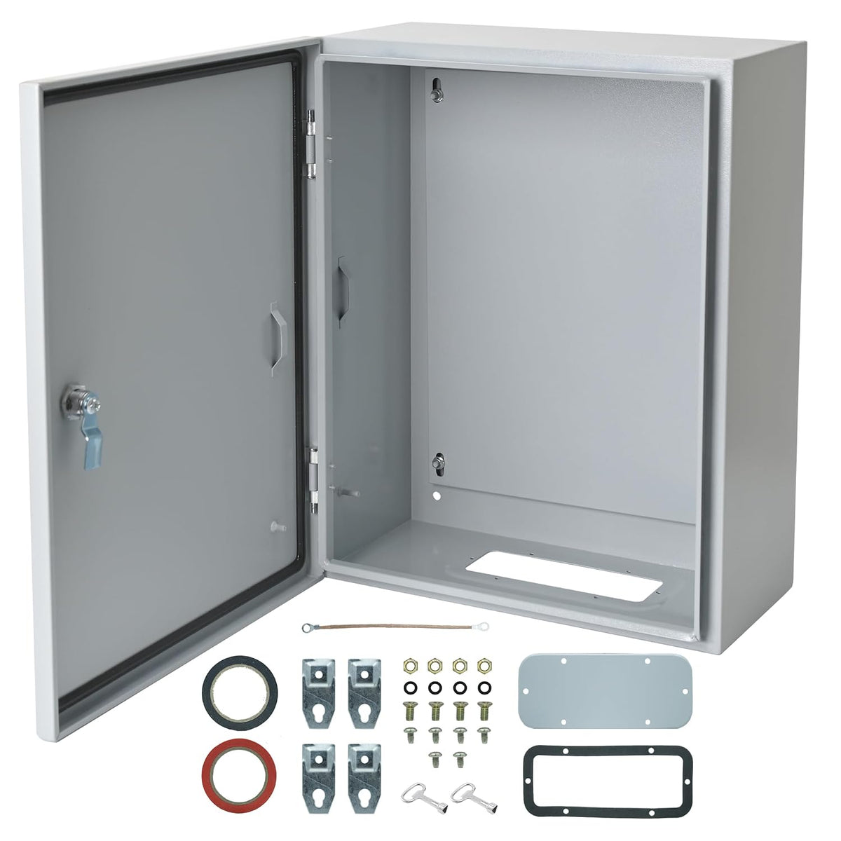 Waterproof Electrical Enclosure 20 x 16 x 8'', Outdoor Electrical Box Weatherproof, Electrical Junction Box with Reinforced Lock
