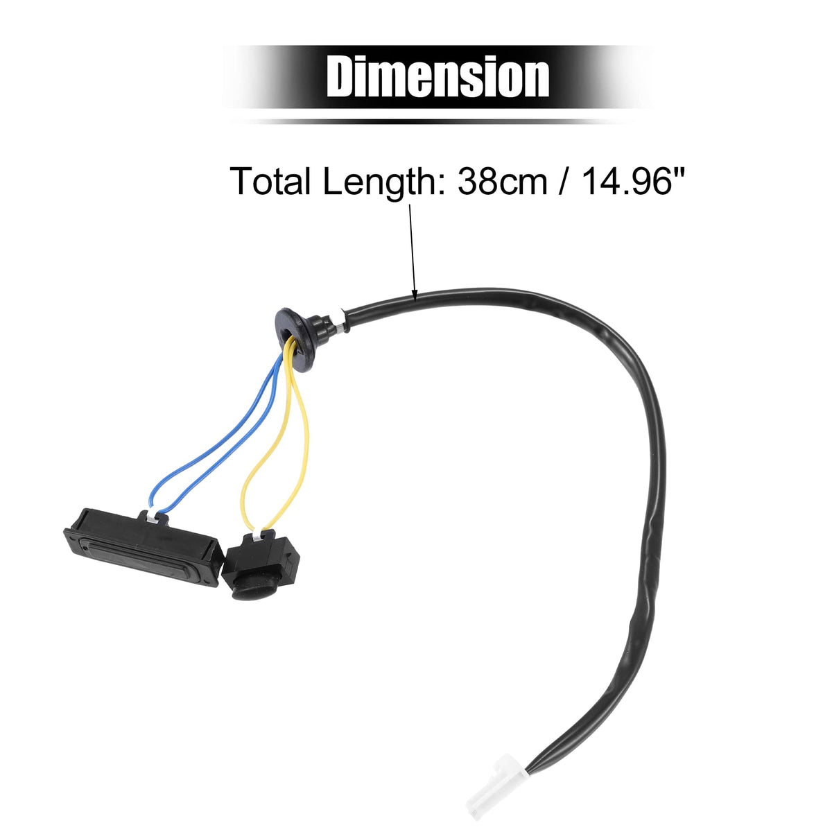 X AUTOHAUX 25380-JM00A Rear Liftgate Release Switch for Nissan Rogue 2010