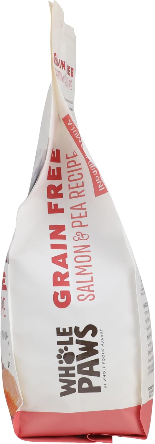 Grain-Free Dry Cat Food, Salmon & Pea Recipe, Enhanced with Fiber & Prebiotics, Indoor Formula, 3.5 lb
