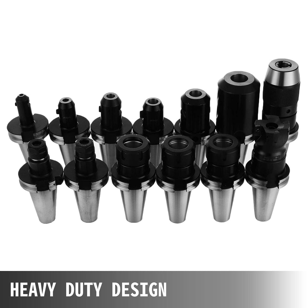 OrangeA Collet Set CAT40 ER32 CAT40 ER16 Spring Steel Collet Chuck Tooling Package for Milling Machine