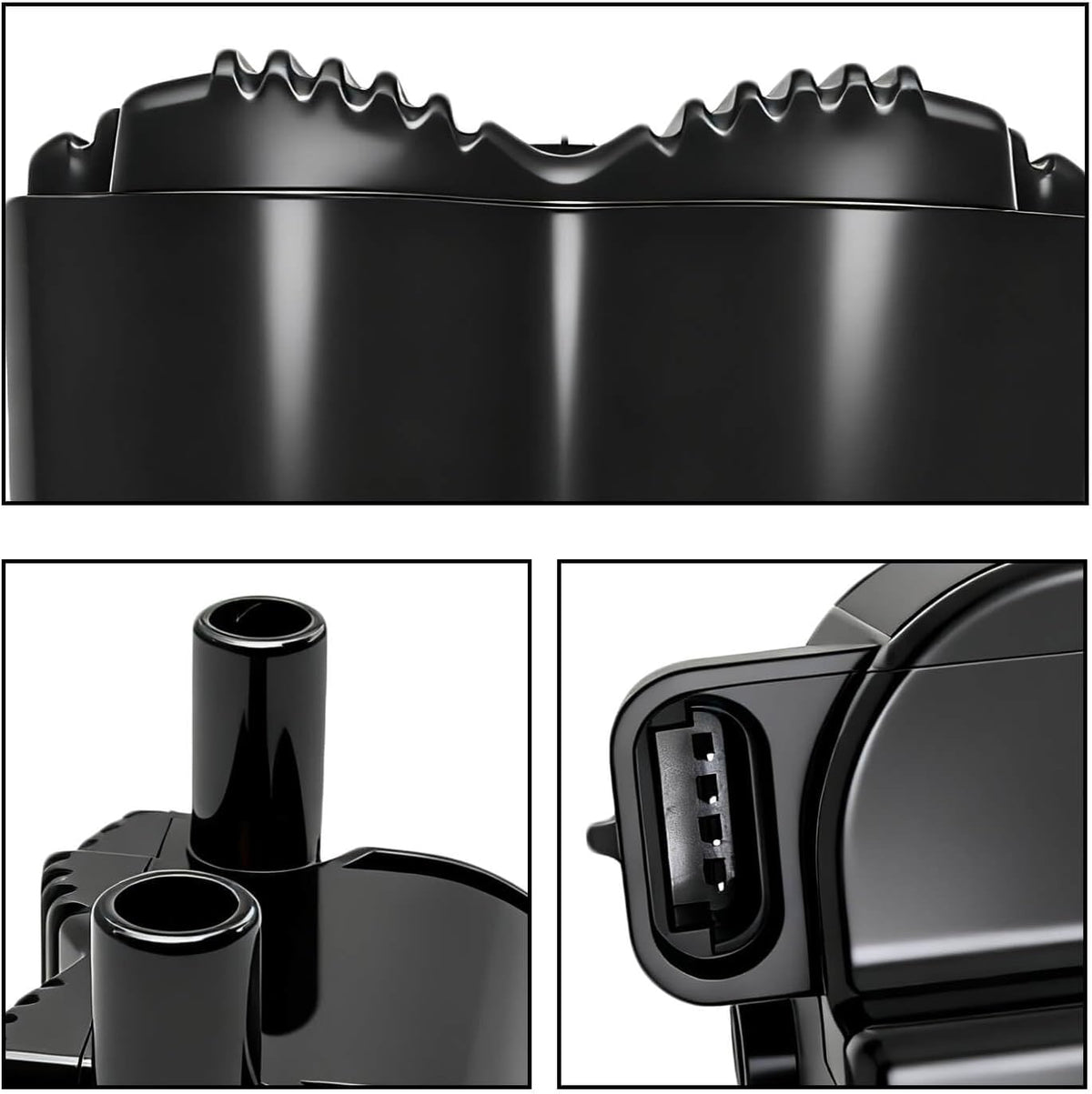 Single Ignition Coil Compatible with Harley-Davidson Softail Dyna Touring 2001-2006, 4-Pin 3-Ohm Coil Replacement for 31743-01 210538