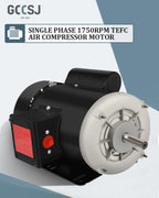 1/2HP Electric Farm Duty Motor Single Phase 1750RPM 115/230V TEFC CW/CCW