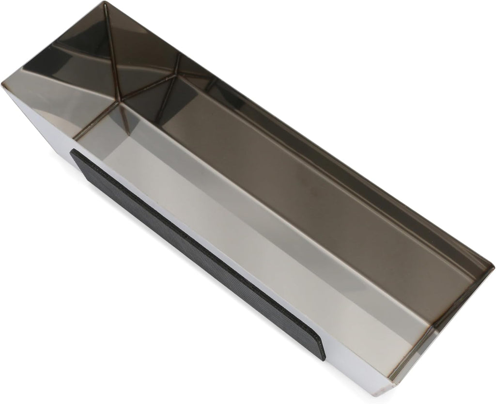 Pro 12 in Stainless Steel Mud Pan for Drywall Finishing | Heavy-duty stainless steel, contoured bottom for easy