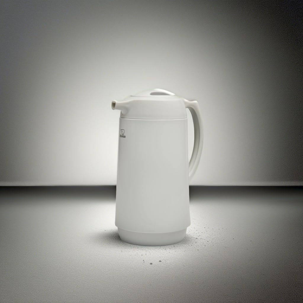 AHGB-10DWB Thermal Serve Carafe, 1.0 Liter, White, Made in Japan