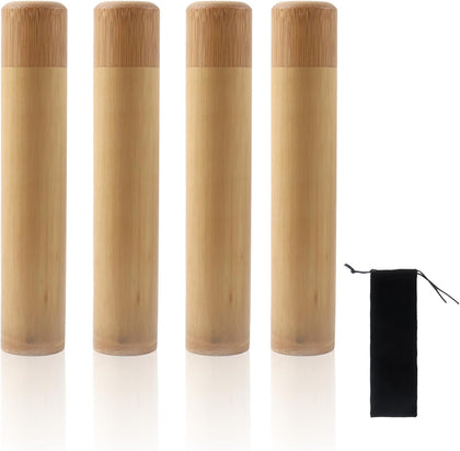 4 PCS Scattering Urns for Human Ashes Adult, 7.48''x 1.42'' Small Scattering Tubes with Black Velvet Bag