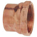 Nibco Straight, Copper, Cup 2 in, FNPT 2 in 903 2-1 Each