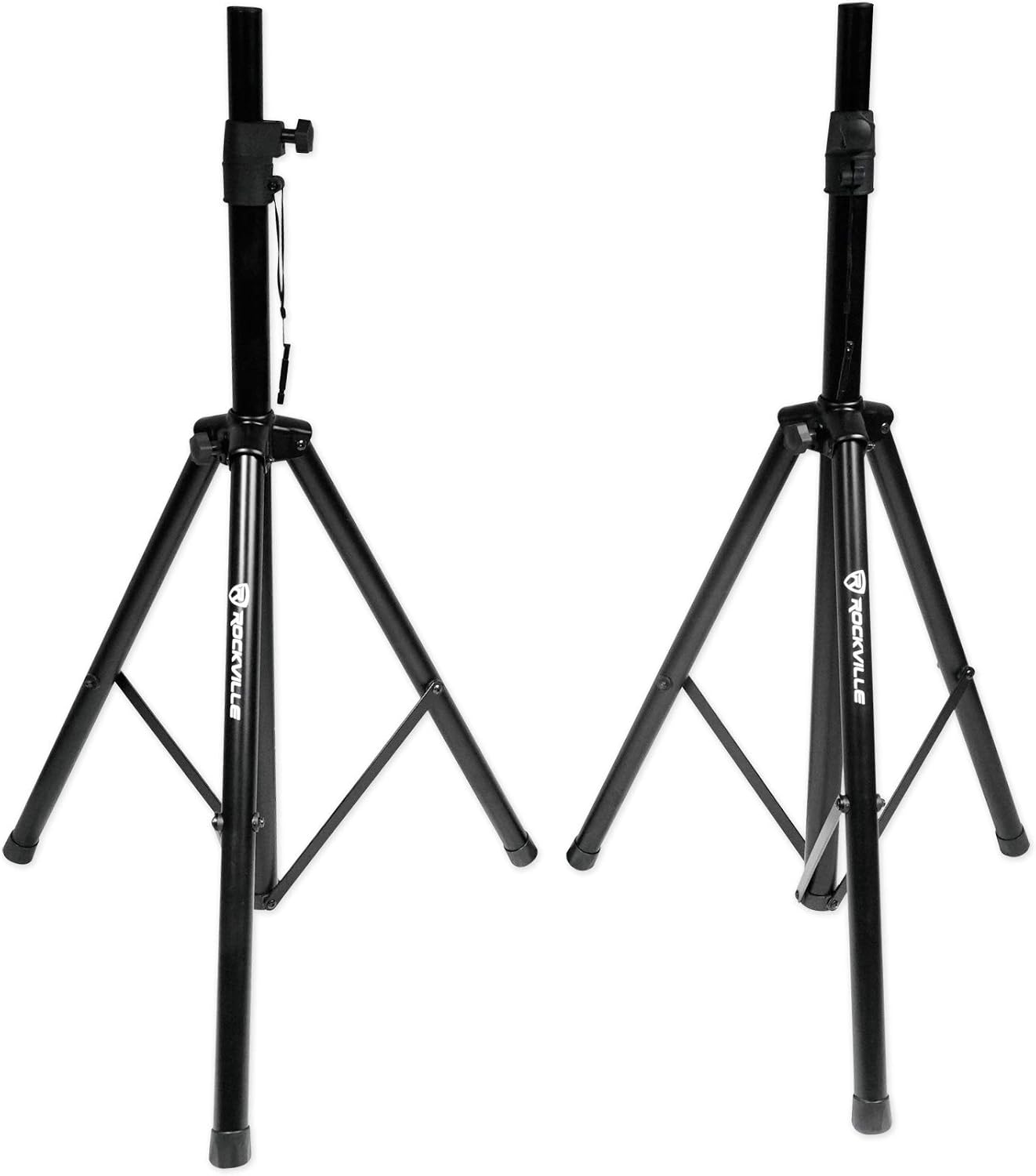 DX15 15" Powered Active DJ PA Speaker Pair Bundle with Stands | 4000W Peak / 1000W RMS, XLR/1/4" Combo Inputs