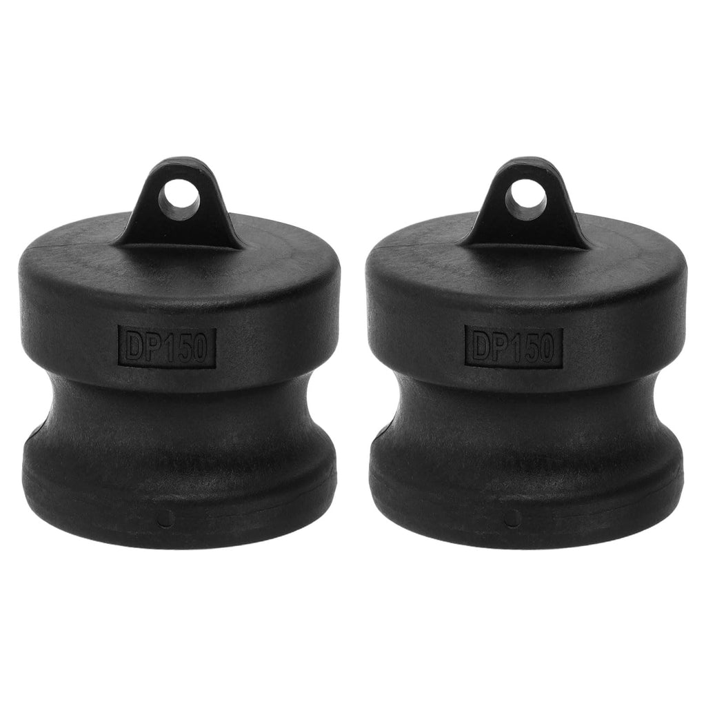 Kozelo 2Pcs Type DP 1-1/2"Poly Dust Plug Cam Lock Hose Fitting