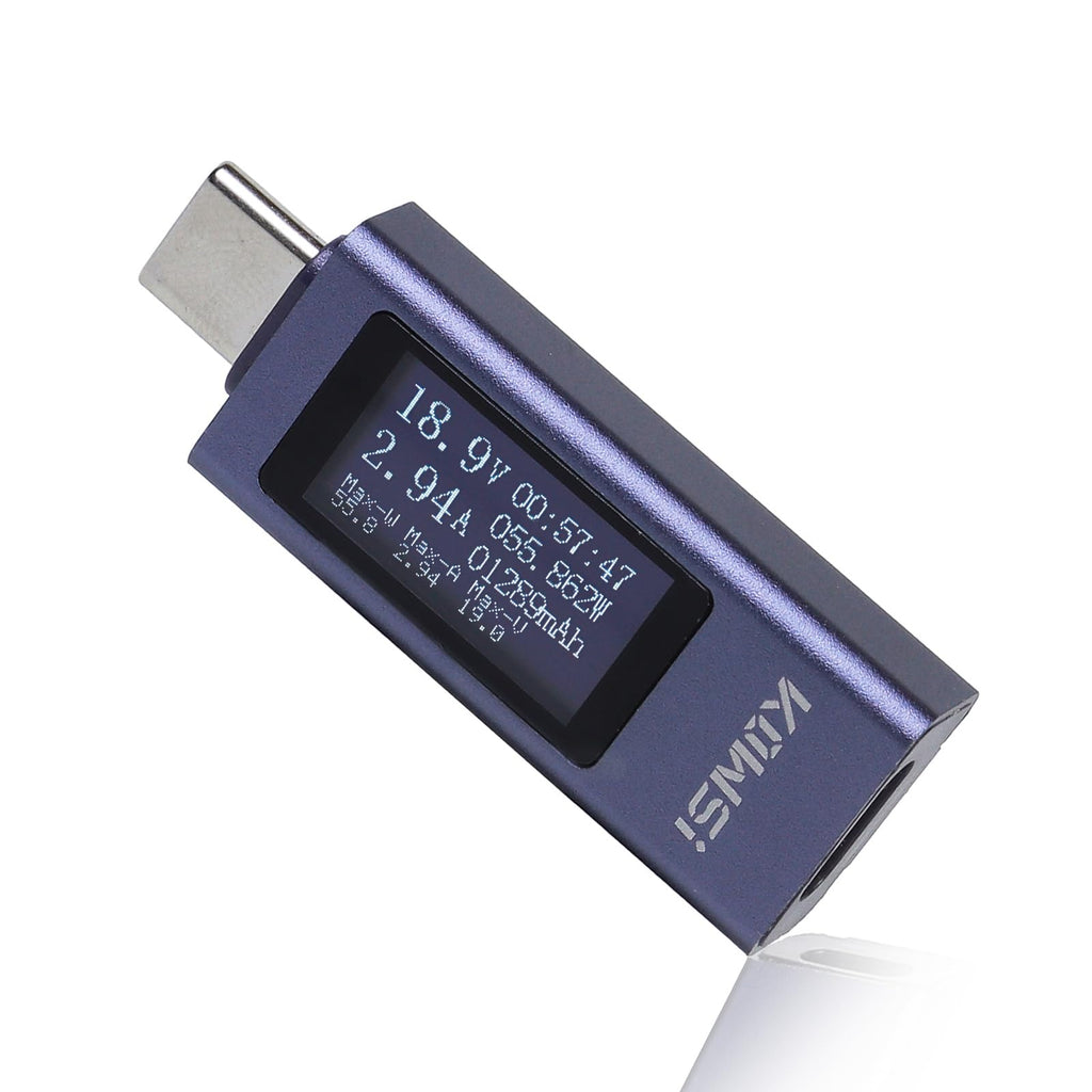 SEOJANW USB-C Tester, 4-30V 0-12A Voltage Current Power Meter