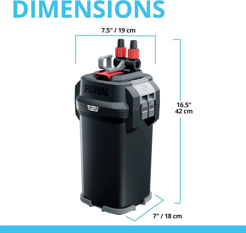 207 Perfomance Canister Filter for Aquariums up to 45 Gallons