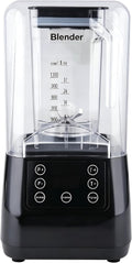 Commercial Blender with Sound Shield, 2200W, 68oz Jar (Black)