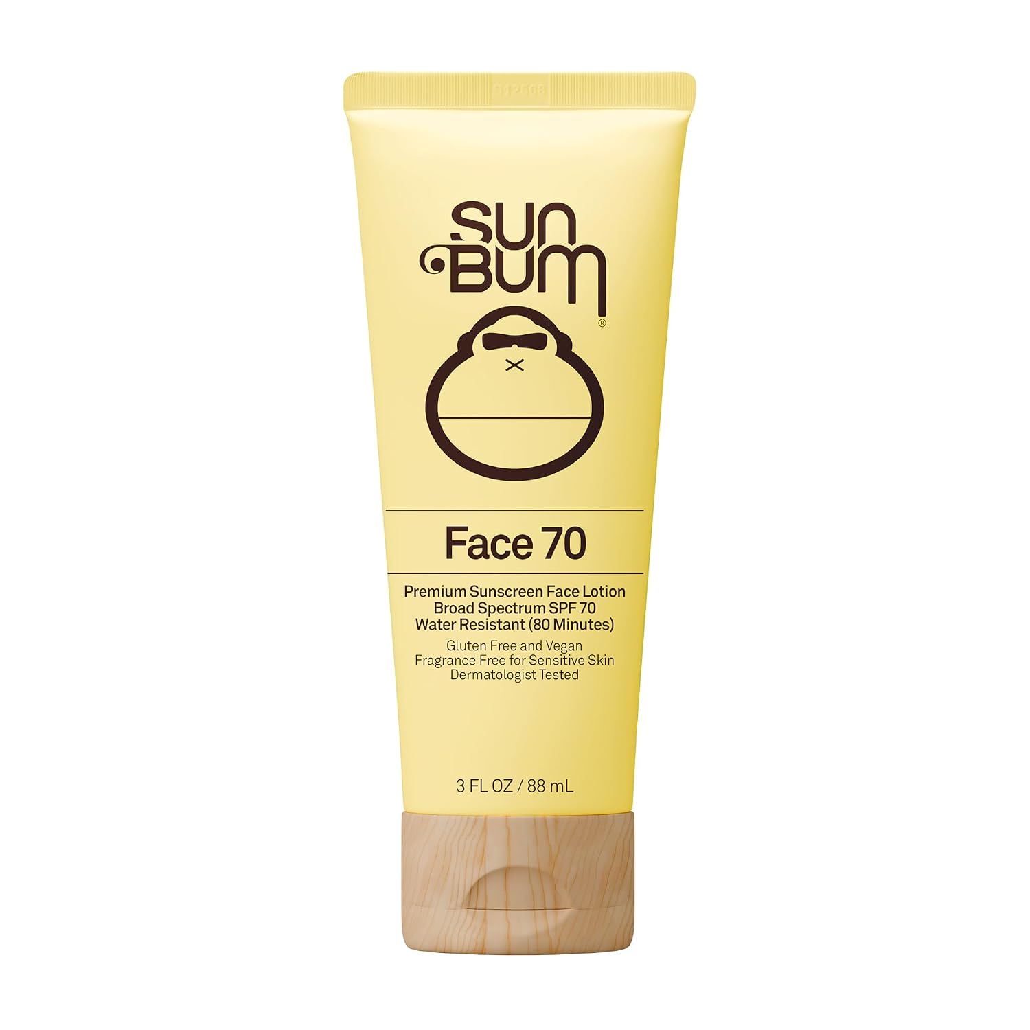 Original SPF 70 Sunscreen Face Lotion - Travel Size - 3 oz | Broad Spectrum Moisturizing Facial Sunscreen with