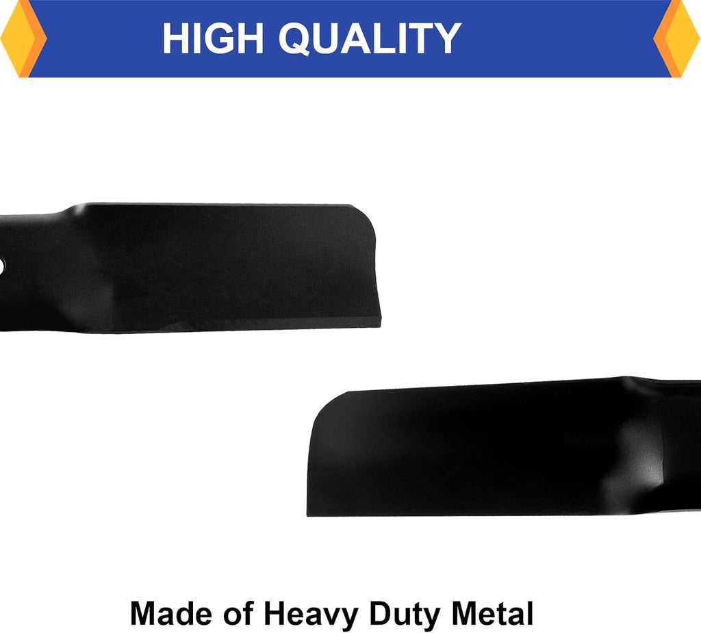 (3 Pack) Replacement Lawn Mower Medium Lift Blades for Cub Cadet Troy-Bilt MTD 942-05056a 942-05056 742-05056a, Fits RZT-L54 XT1 XT2 for 54” Deck Mower