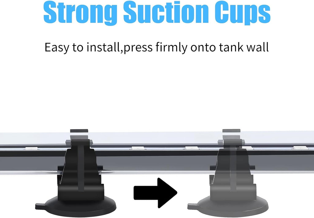 Aquarium LED Submersible Light 7.5 Inch Underwater Fish Tank Light (Blue)