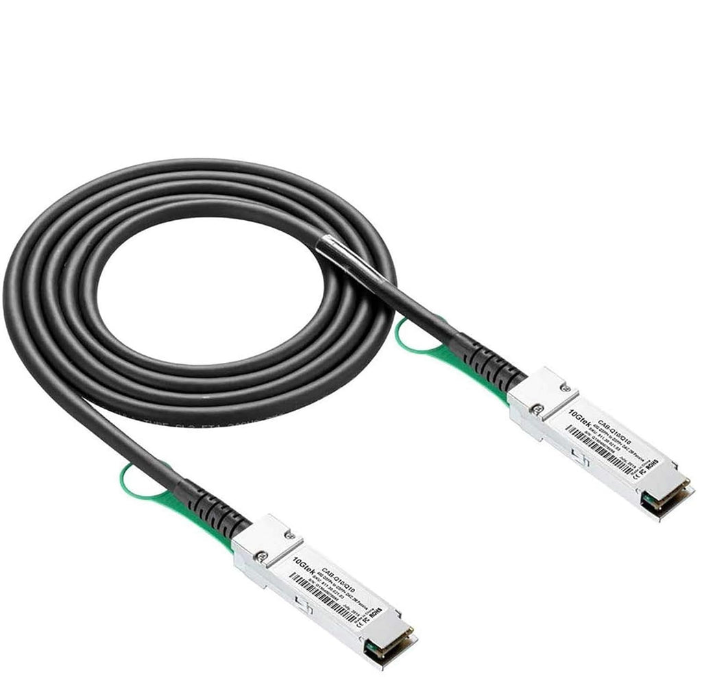 10Gtek 40G QSFP+ DAC Cable - 40GBASE-CR4 Passive Direct Attach Copper Twinax QSFP Cable for Juniper EX-QSFP-40GE-DAC-2M Devices, 2-Meter(6.5ft)