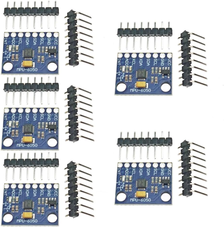 5pcs GY-521 MPU-6050 MPU6050 Module 3 Axis analog gyro sensors+ 3 Axis Accelerometer Module