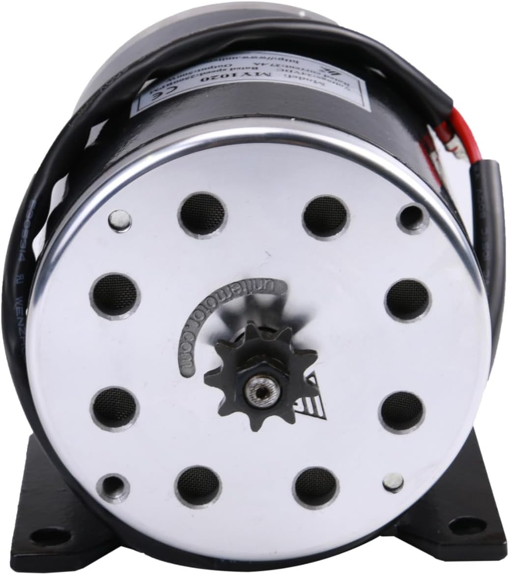 MY1020 24V 500W Brushed Electric Motor for Scooters, Mini Bikes, Quads, Go-Karts, and E-Bikes