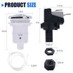 Fuoequl 16A On Off Push Button Switch for Jetted Whirlpool Jet White