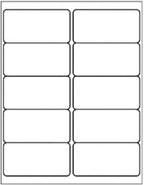 10 Up - Shipping Address Labels - 2" x 4" - 1000 Labels