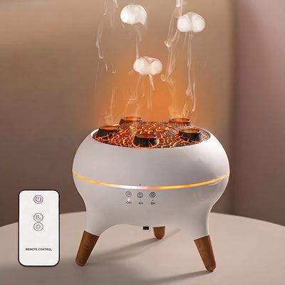 Jellyfish Essential Oil Diffuser, 250ML Music Sync Humidifier