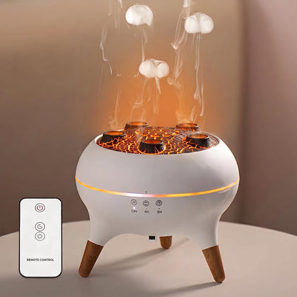 Jellyfish Essential Oil Diffuser, 250ML Music Sync Humidifier