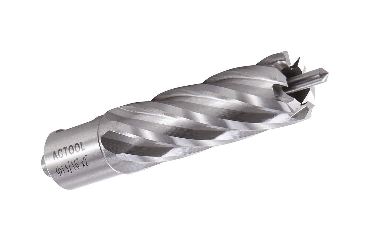 13/16" Diameter × 2" Depth of Cut HSS ANNULAR Cutter with 3/4'' Weldon Shank