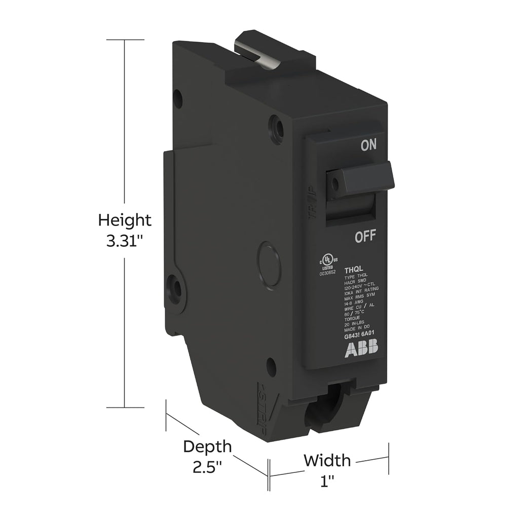 ABB Q-Line THQL1130 • Circuit Breaker • 30 Amp Single Pole