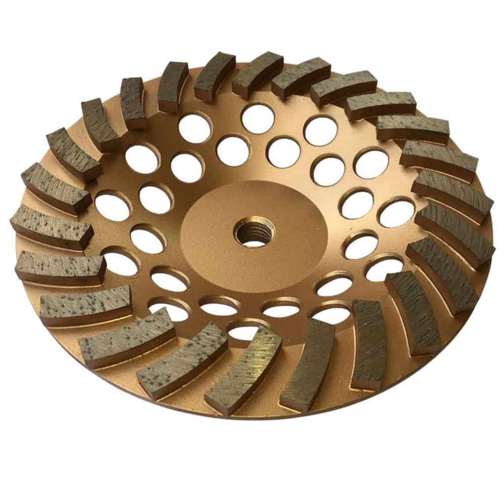 7" Diamond Grinding Wheel for Concrete Masonry 24 Segments 5/8"-11