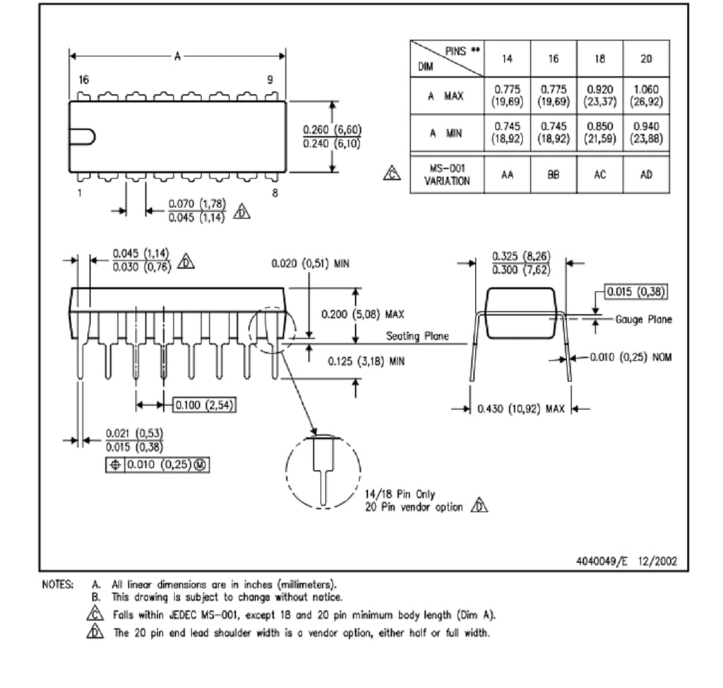 10pcs CD4017BE CMOS 10 Decoded Output Counter Divider,DIP-16.