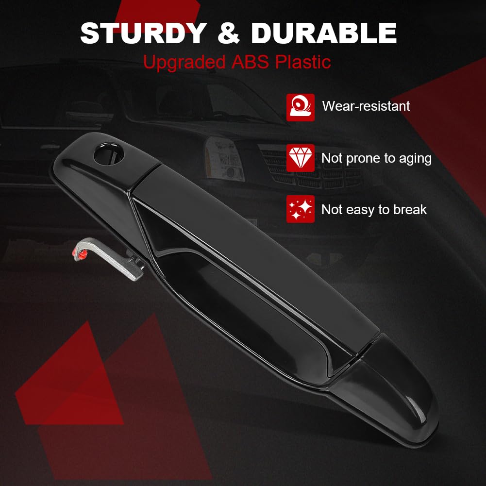 22738721 4Pcs Exterior Door Handle Compatible with Chevy GMC Cadillac