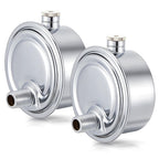 Gisafai 2 Pack Steam Radiator Air Valve, #4 1/8", Angle Mount