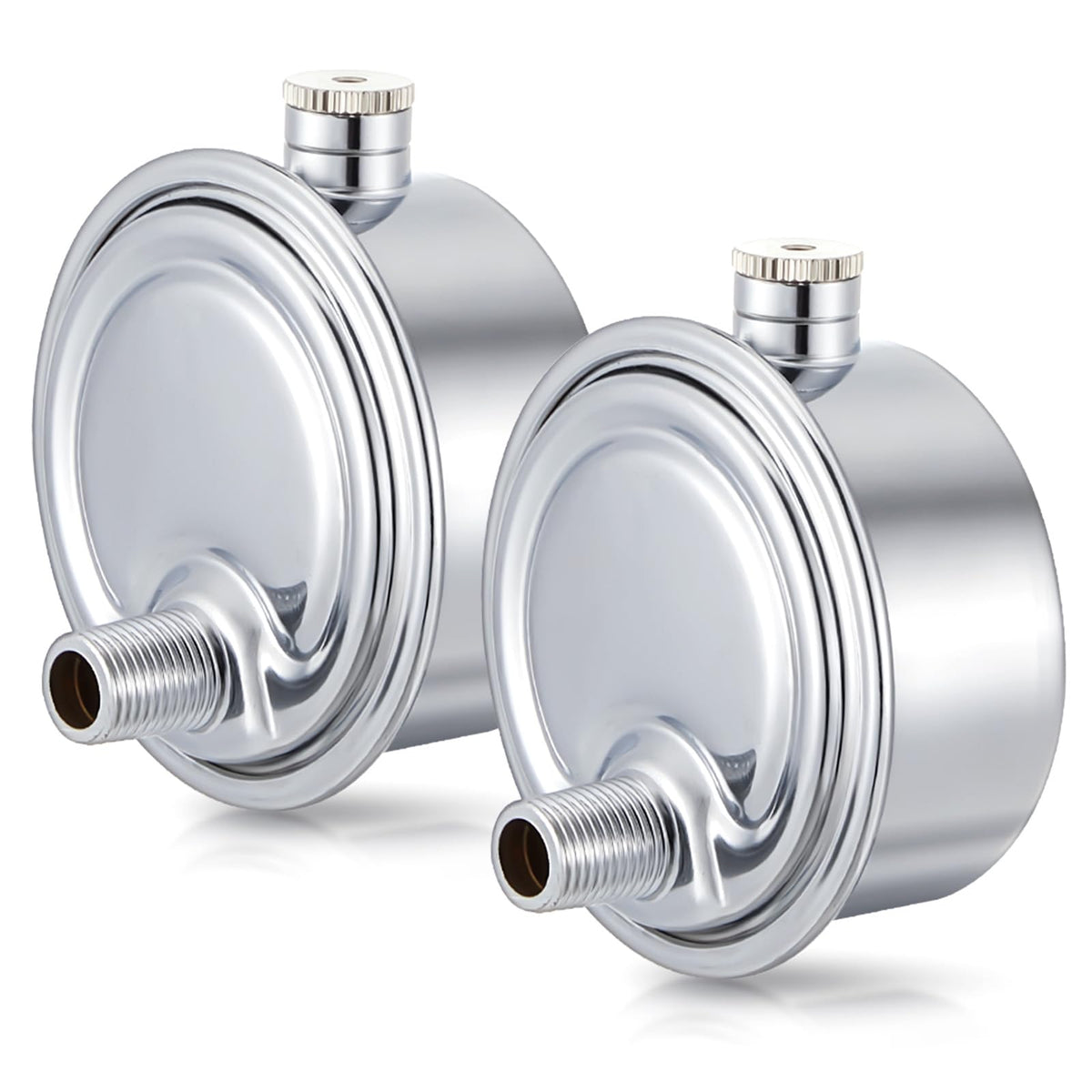 Gisafai 2 Pack Steam Radiator Air Valve, #4 1/8", Angle Mount