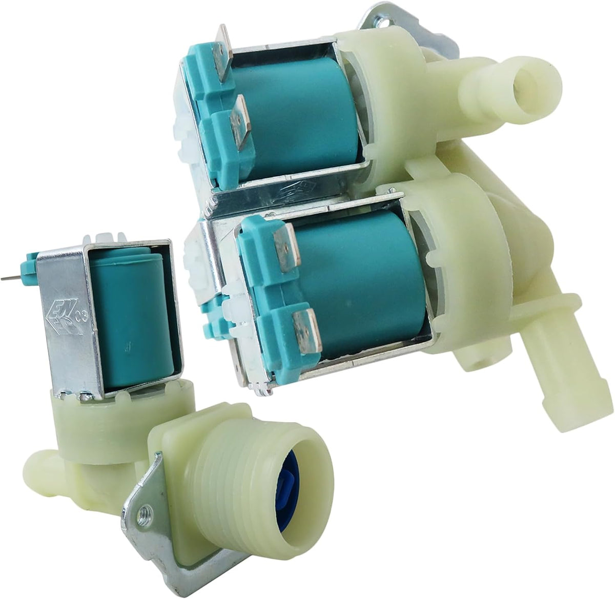 Washer Water Inlet Valve Replacement Parts for LG Kenmore Models WM2301HW WM2350HRC WM2350HWC WM2601HL