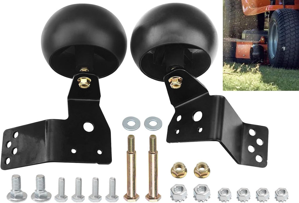 525509501 42" Mower Deck Wheels with Bracket Kit for Husqvarna Lawn mower