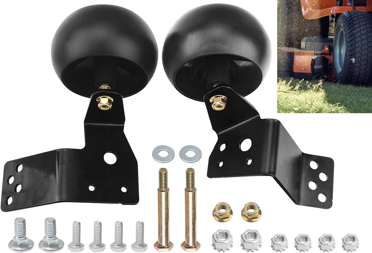 525509501 42" Mower Deck Wheels with Bracket Kit for Husqvarna Lawn mower