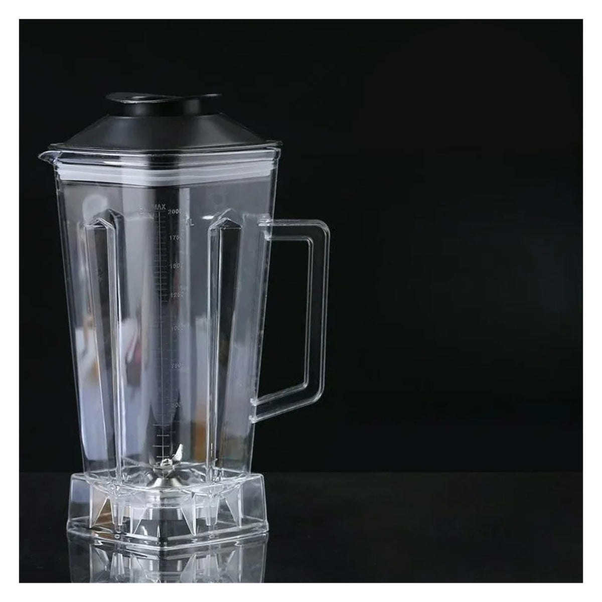 2L Transparent Blender Jug Replacement,Compatible With Silver Crest Blender -Spare Part Accessory(1pcs)