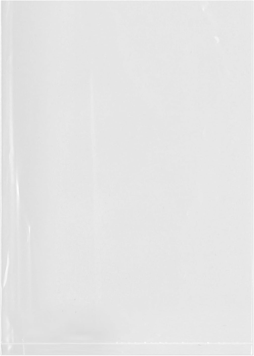 5 x 7 inch, 2 Mil Flat Open Clear Poly Bags (Pack of 200)