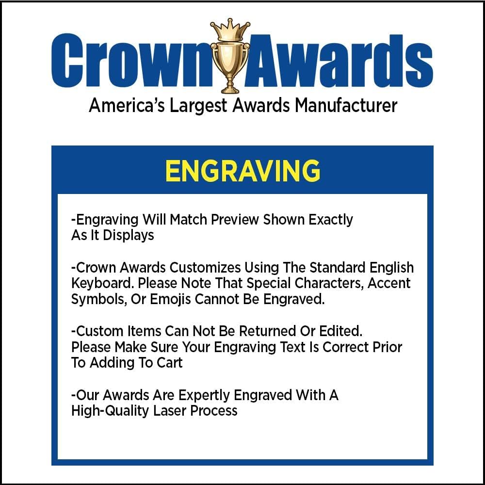 Customizable Crystal Award, 2" Engraved Crystal 80 Carat Diamond Paperweight Award