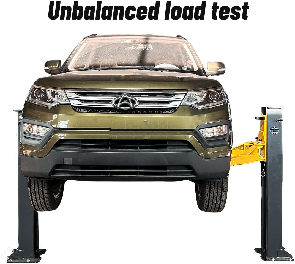 2 Post Car Lift 7000lbs, 8000lbs Tested Heavy Duty Hydraulic Auto Vehicle Truck Lift with 2+3 Adjustable Arm Design