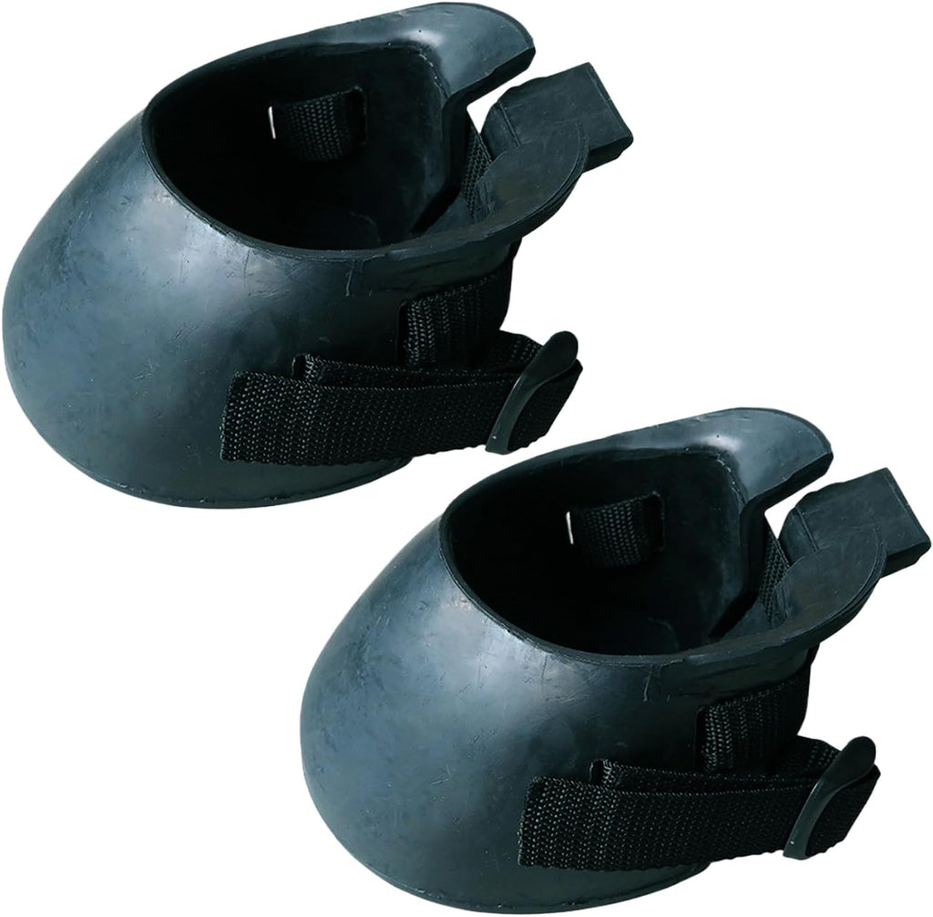 1 Pair Hoof Boots for Horses Rubber Protective Sturdy Horse Hoof Boots Portable Thick Hoof Boots for Wound Management
