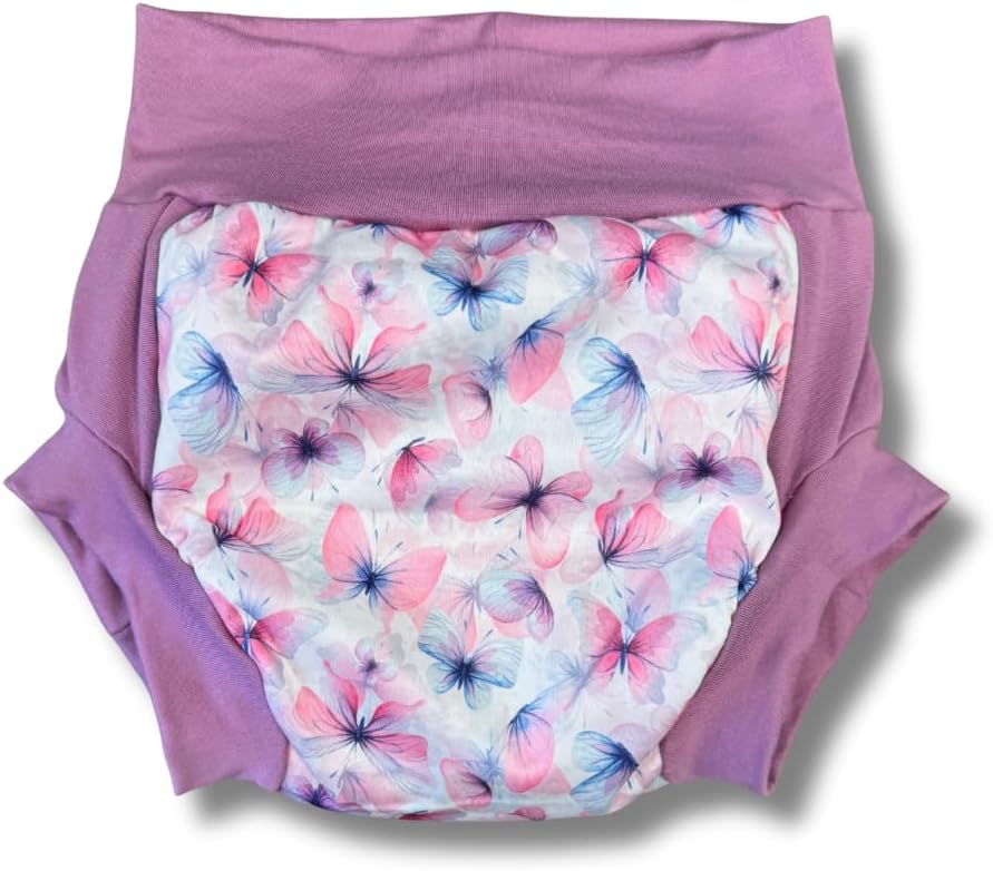 Pull-On Diaper, Reusable Pull-Up Style Cloth Diaper for Toddlers & Children (Grace, 8-9 Years)