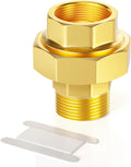 GASHER 1" NPT (F x M) Brass Union Pipe Fitting
