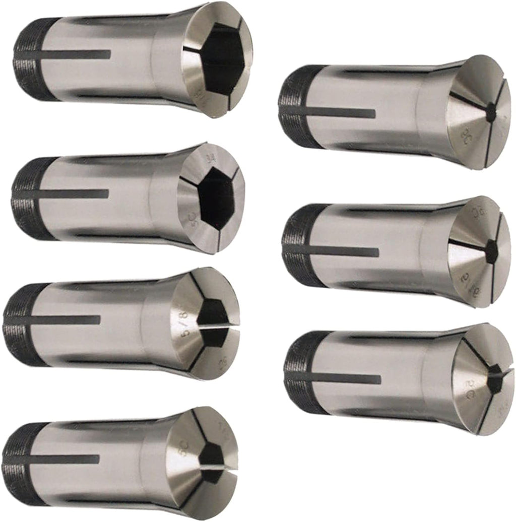 7pcs 5C Hex Collet Set for Automatic Lathes CNC Lathes