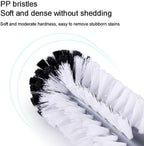 Water Bottle Cleaning for Brush Glass Cup Washer with Suction Base 3 Head, Cleaning Brushes for Glass Cups, Bar for