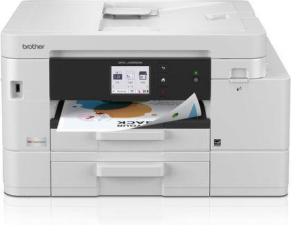 INKvestment 4555 Wireless Color Inkjet All-in-One Printer with 2.7” Color Touchscreen and 2 Paper Trays | Includes