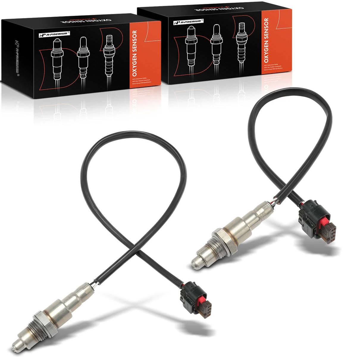 A-Premium Downstream Left and Right O2 Oxygen Sensor, Compatible with Ford