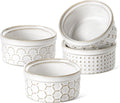 Sauce Cups 2 oz for Charcuterie Boards, Set of 4, Arctic White