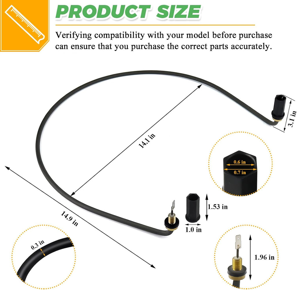WDT710PAYW6 WDF130PAHB0 Dishwasher Heating Element for Whirlpool WDT710PAYM6 WDF330PAHS2 WDF540PADB2 WDF510PAYS6 WDF520PADM3 WDF520PADM6 WDF310PAAW3 WDF520PADM7 WDT750SAHZ0 WDT730PAHZ0 WDP540HAMZ